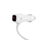 Автомобільний зарядний пристрій HOCO Z13 LCD one-pull-three car charger Silver (6957531050896) - изображение 4