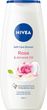 Набір косметики для догляду Nivea Care & Roses Антиперспірант-спрей 150 мл + Гель для душу 250 мл + Молочко для тіла 250 мл (9005800363608) - зображення 4