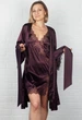 Халатик с кружевом Felena Vintage Wine 234 46(L) Фиолетовый - изображение 4