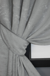 Комплект коротких штор VR-Textil Льон мармур Pavliani № 1179ш 130х170 см 2 шт Сірий (35-0067) - зображення 4