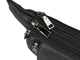 Кожаная мужская сумка - бананка LeGRAND collection 8786-34 чёрная - изображение 8