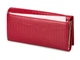 Женский кошелек из натуральной кожи Moro&Jenny 59010 E Red красный - изображение 4