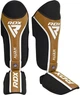 Защита голени и стопы RDX Shin Instep Aura Plus T-17 L Black/Golden (SGR-T17BGL-L+) - изображение 1