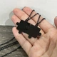 Парные кулоны для влюбленных и друзей "Пазлы чувств" ювелирная сталь с покрытием титан на цепочках упакованы в коробочку (13294) - изображение 3
