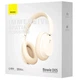 Беспроводные наушники с микрофоном Baseus Bowie D05 Bluetooth 5.3 / Type-C Кремовый (NGTD020202) - изображение 6