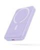Павербанк з бездротовою зарядкою Qi 15W Baseus Magnetic Mini Air 10000mAh 20W 2в1 QC3.0+PD3.0 (P10059001513-00) Purple - зображення 1