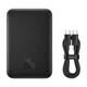 Павербанк с беспроводной зарядкой Qi 15W Baseus Magnetic Mini 10000mAh 20W 2в1 QC3.0+PD3.0 (PPCX070001) Black - изображение 3