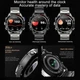 Смарт-годинник LIGE CT11 (розмова, тонометр, пульсоксиметр) Amoled екран, 2 ремінці - зображення 2