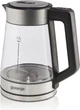 Електрочайник Gorenje 1.7л, 2,200 Вт, скло, нерж - изображение 3