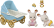 Zestaw figurek Sylvanian Families Chocolate Rabbit Twins And Baby High Chair 2 szt (5054131054321) - obraz 3