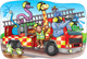 Puzzle Orchard Toys Big Fire Engine 30 kh 23 sm 20 elementów (5011863002860) - obraz 2