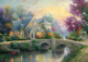 Zestaw puzzli Schmidt Thomas Kinkade Lamplight Manour & Winter in Lamplight Manour 69.3 kh 49.3 cm 2 kh 1000 elementów (4001504594688) - obraz 2