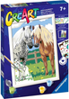 Malowanie po numerach Ravensburger CreArt Classic Horse Friends 18 x 24 cm (4005556237081) - obraz 2