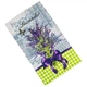 Кухонний рушник рогожка з петелькою та принтом lavender with a bow 35х61см 180г/м2 (Лавандовий) - зображення 1