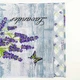 Кухонний рушник рогожка з петелькою та принтом magic provence 35х61см 180г/м2 (Лавандовий) - зображення 2
