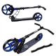 Двухколесный самокат Best Scooter 81246 складной с задним ножным тормозом, синий - изображение 7