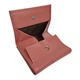 Женский маленький кошелек натуральная кожа Genuine Leather розовый 2206-037M-28 rubber red - изображение 5