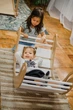 Детская кроватка-качалка Smile White. Luna Toys - изображение 3