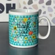 Подарочная чашка гигант из керамики "Thank you", 1000мл, Зеленый - изображение 4