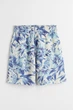 Шорти H&M 060993840_bluewhite M Синій/Білий - зображення 1