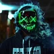 Маска неоновая Purge Mask Судная ночь ABC от батареек - изображение 5
