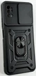 Чехол Camshield c кольцом-подставкой на ZTE Blade A71 (black) - изображение 2