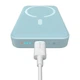 Павербанк BASEUS Magnetic Mini Wireless 10000mAh 20W с беспроводной зарядкой Qi 15W (PPCX110103) Blue - изображение 3