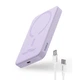 Павербанк BASEUS Magnetic Mini 5000mAh 20W с беспроводной зарядкой Qi 15W Purple (P10022107513-00) - изображение 2