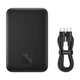 Павербанк BASEUS Magnetic Mini Air Fast Charge 6000mAh 20W с беспроводной зарядкой Qi 15W Black (P10059002113-00) - изображение 3