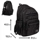 Рюкзак школьный молодежный Yes Black TS-47 (559763) - изображение 2