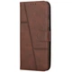 Чохол-книжка з застібкою UniCase Jet Cover для Motorola Edge 50 Neo / Edge 60 Neo - Brown - зображення 4