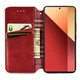 Чехол Deexe Rhombus Wallet для Xiaomi Redmi Note 13 Pro 4G / Poco M6 Pro - Red - изображение 2