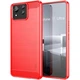 Силіконовий (TPU) чохол MOFI Carbon Fiber для ASUS Zenfone 11 Ultra - Red - зображення 1