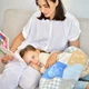 Плед детский хлопок BABY ТM PAPAELLA 90х120 см киця блакитний - изображение 3