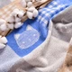 Плед детский хлопок BABY ТM PAPAELLA 90х120 см киця блакитний - изображение 7