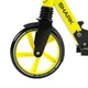 Складной двухколесный самокат с ручным тормозом и амортизатором Best Scooter Shark Желтый - изображение 5