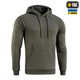 Кофта M-Tac Hoodie Cotton Raglan Hard Army Olive M - изображение 3