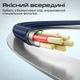 Кабель Promate Springy USB-C to USB-C 60W Power Delivery 1.2 м Blue (springy.blue) - зображення 4