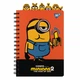 Записна книга блокнот YES Minions А5 80 аркушів лінія карт. обкладинка cпіраль з фігурн. роздільниками (151778) - изображение 1