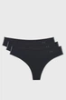 Жіночі Труси PS Thong 3Pack Чорний XS (1325615-001 XS) - зображення 1