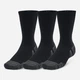 Носки Under Armour UA Performance Tech 3pk Crew Черный 3 пары XL (1379512-001 XL) - изображение 1