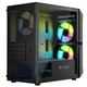 Корпус LogicConcept PORTOS MESH+GLASS ARGB fans 3x120mm BLACK без БП mATX - изображение 12