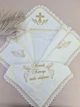 Крыжма сатиновая с вышивкой Family Tradition унисекс 100х100 см молочная Пусть Господь хранит - изображение 3