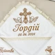 Крестильный набор для мальчика Family Tradition с вышивкой белый Молитва ко ангелу - изображение 3