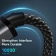 Кабель USB-C to Magsafe 3 Magnetic Cable McDodo 140W CA-1470 с индикатором LED 2 метра черный - изображение 3
