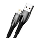 Кабель Baseus Lightning Glimmer Series 1 метр черный CADH000201 - изображение 7