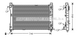 MSA2286 AVA Радиатор охлаждения W203 1.8/5.5 00- Ava (MSA2286) - изображение 1