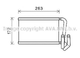 KA6169 AVA Радіатор опалення SORENTO I 2.4 02-, 2.5 06-, 3.3 07-, 3.5 02- Ava (KA6169) - зображення 1