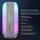 Ночник-ракушка RGB G-Smart N70 RGB аккумуляторный + часы + Bluetooth колонка (Белый) - изображение 4