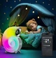 Ночник-ракушка RGB G-Smart N70 RGB аккумуляторный + часы + Bluetooth колонка (Белый) - изображение 10